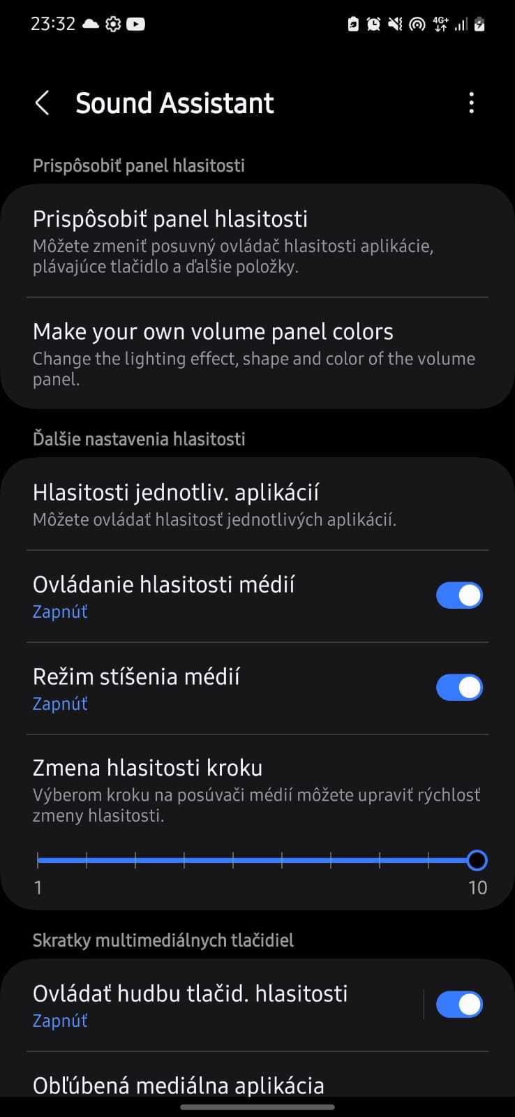 Goodlock samsung nastavenia, personalizacia