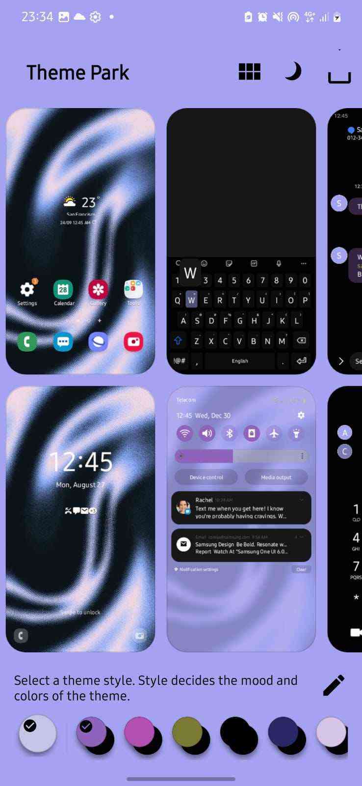 Goodlock samsung nastavenia, personalizacia
