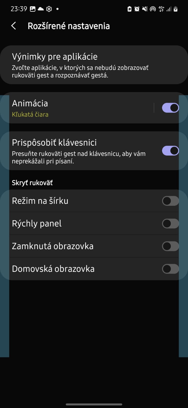 Goodlock samsung nastavenia, personalizacia