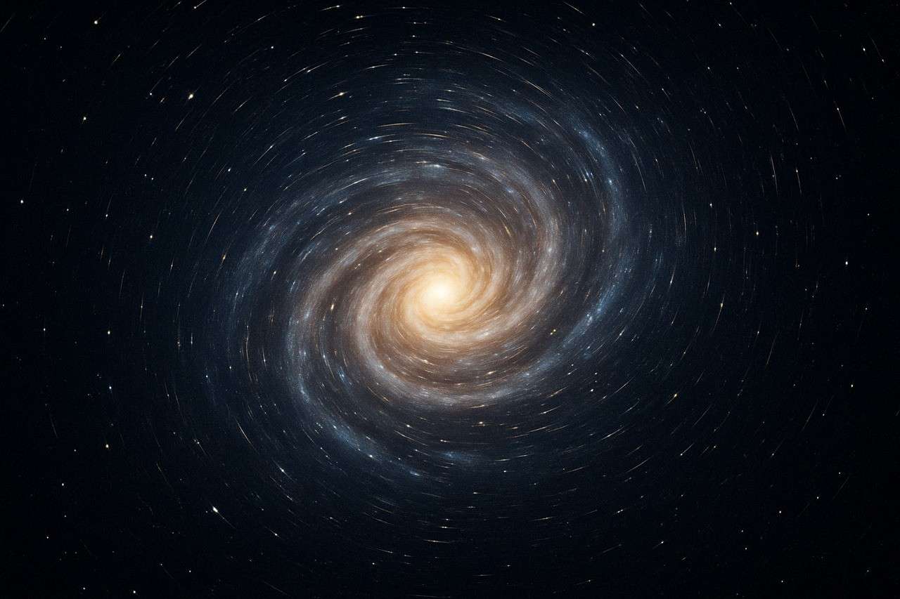 rotujuci vesmir galaxia