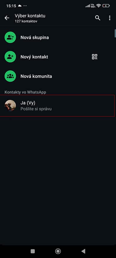 Whatsapp sa dá pretvoriť na poznámkový blok
