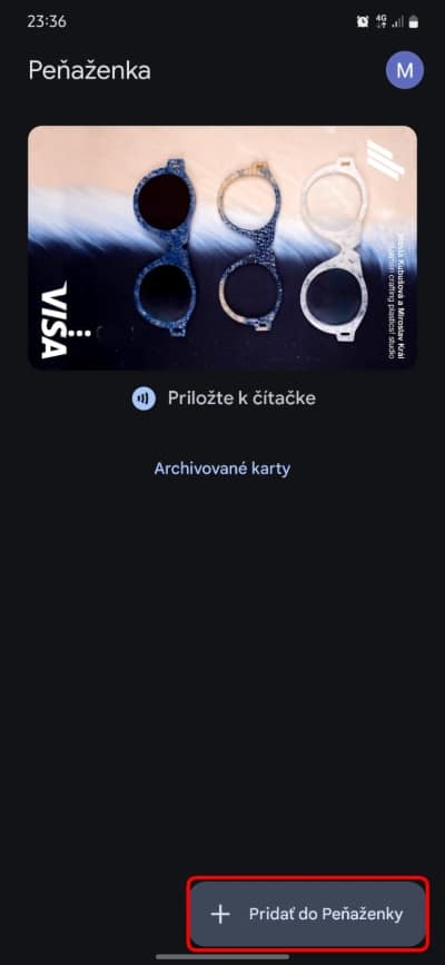 Google penazenka, vernostne karticky