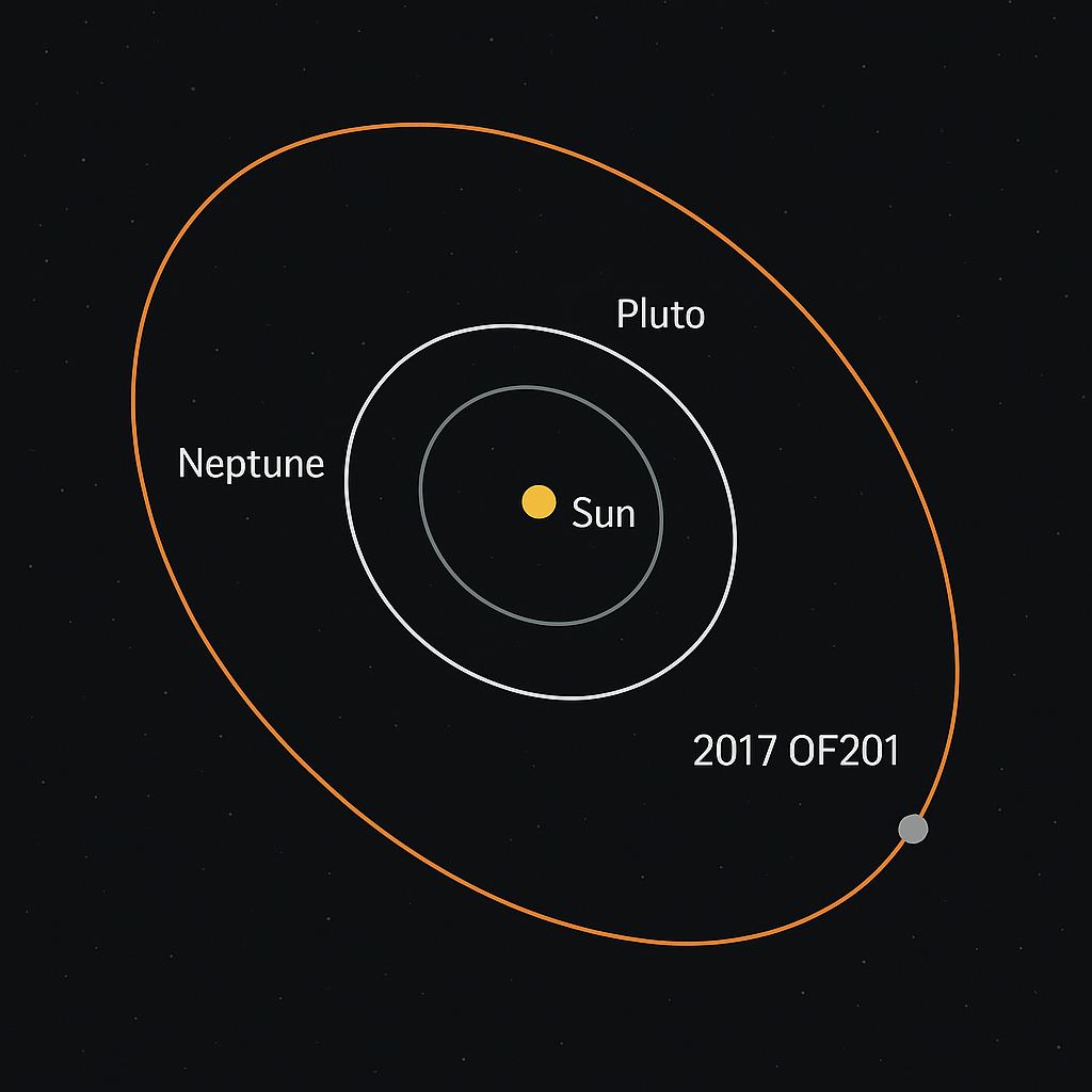 trpaslička planétka 2017 OF201
