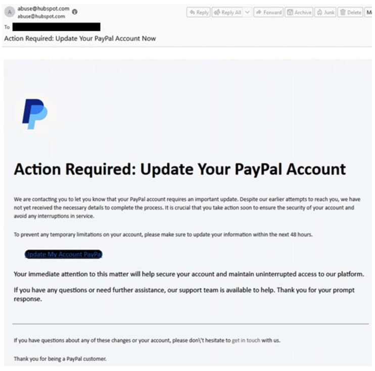 Podvodný mail