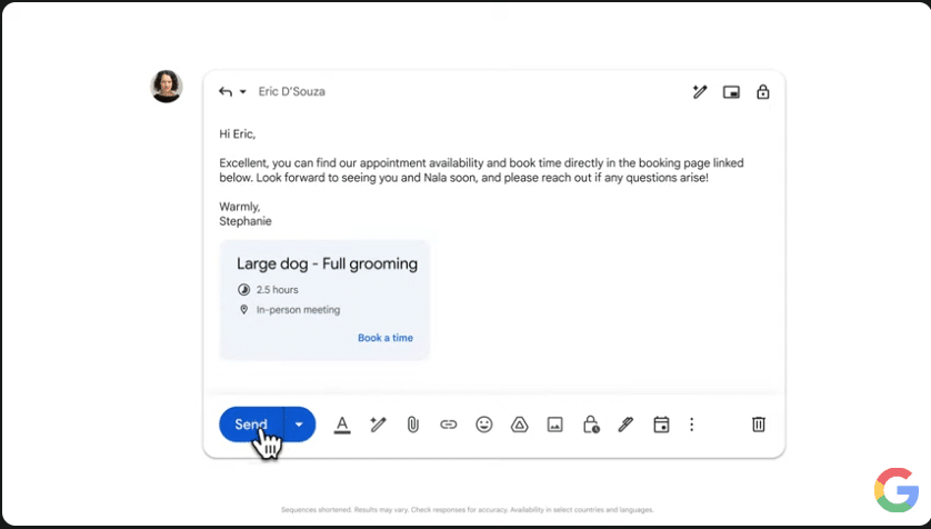 Google AI odpovede