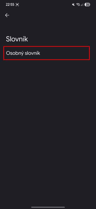 gboard slovnik