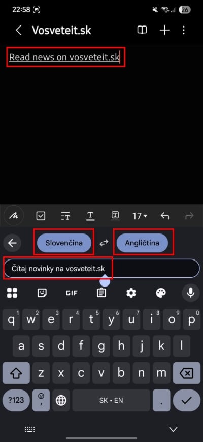 gboard prekladac