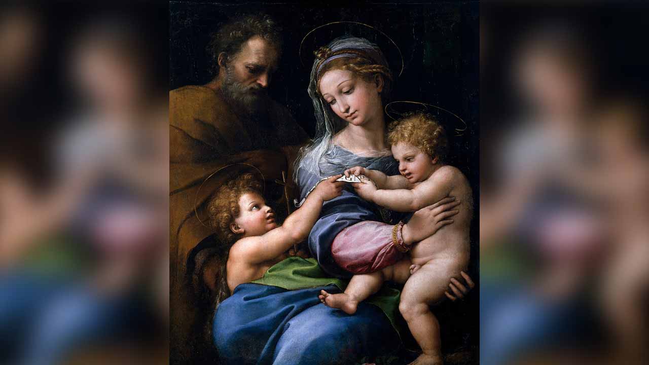 Raffael pravdepdoobne nebol jediným autorom slávnej maľby Madonna della Rosa