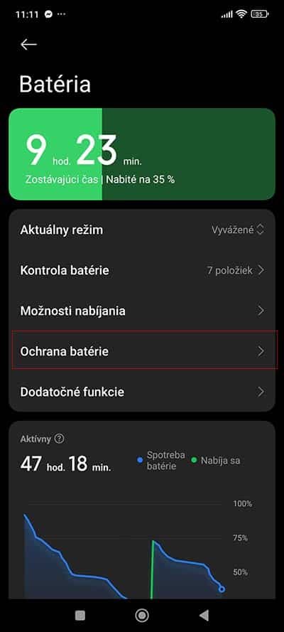 Takto skontroluješ životnosť batérie na Xiaomi smartfóne