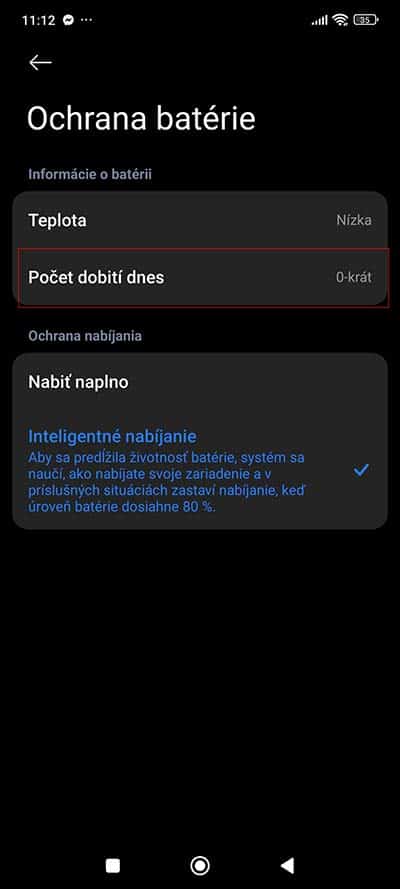 Takto skontroluješ životnosť batérie na Xiaomi smartfóne