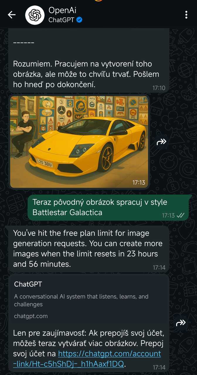 WhatsApp a OpenAI