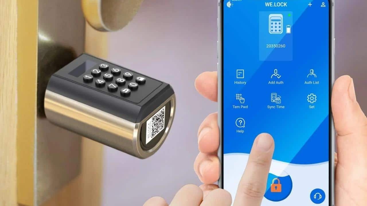 WELOCK Smart Lock PCB41 Keypad Door Lock Cylinder_4