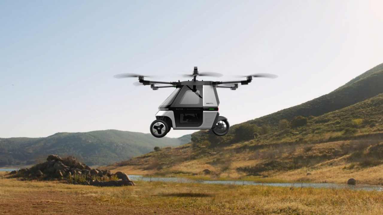 KUICKWHEEL predstavila lietajúcu motorku Skyrider X6