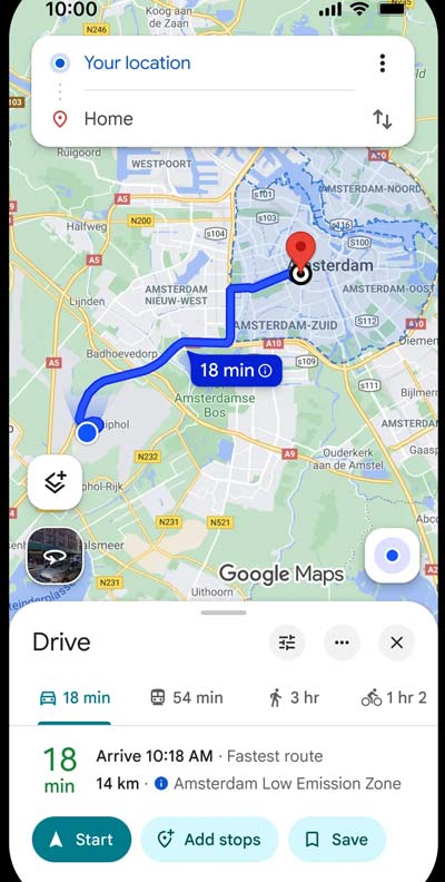 Google pridáva do aplikácie mapy nové funkcie