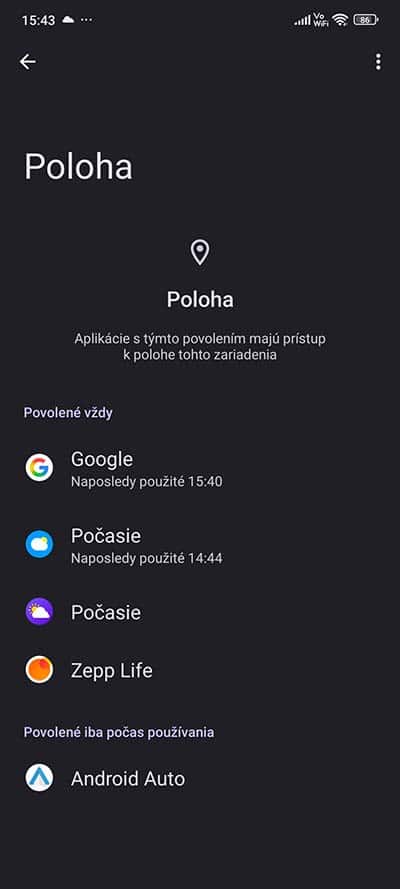 Android funkcie, cez ktoré ťa môže niekto sledovať
