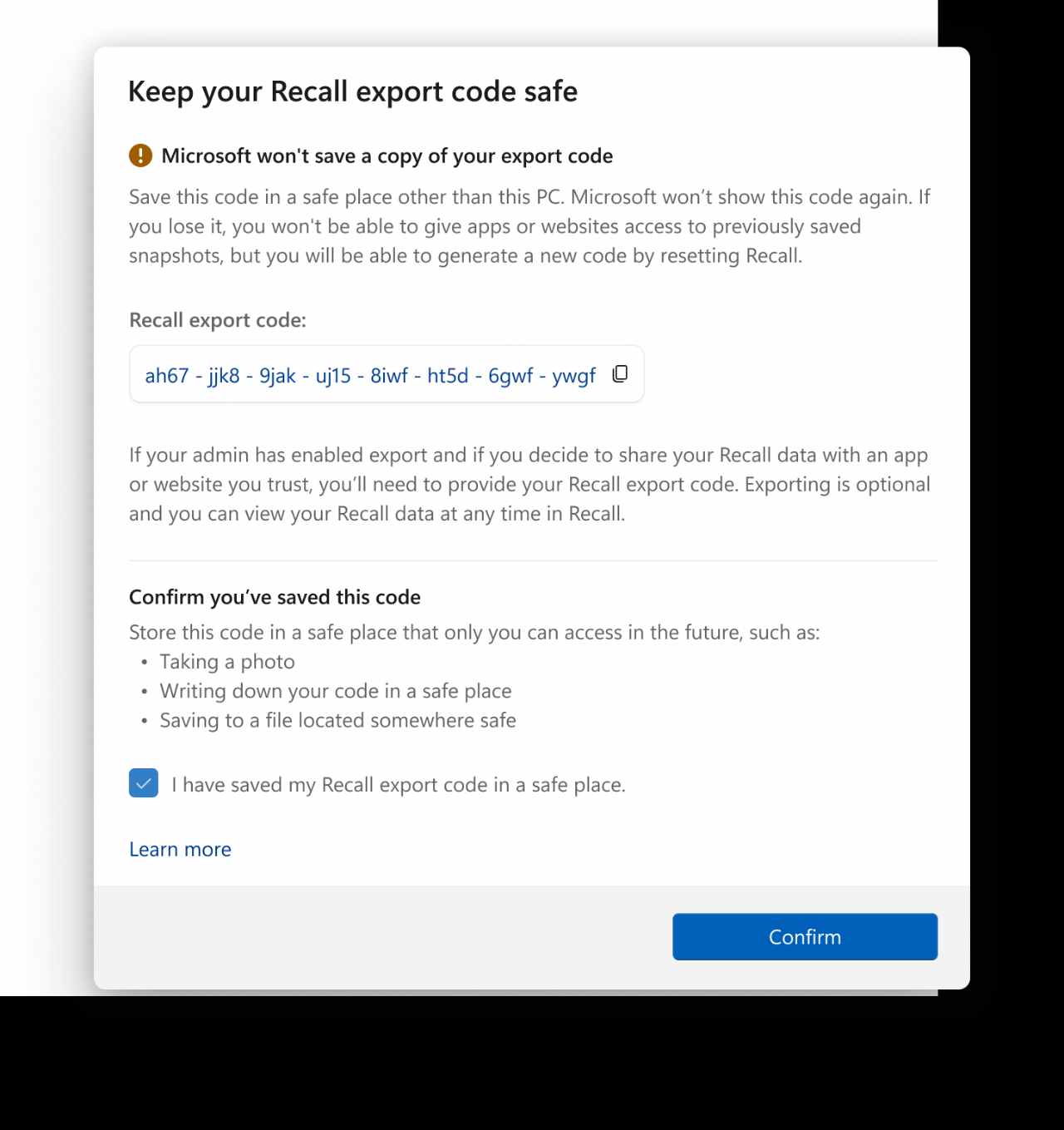 Windows Insider 11 Recall kód