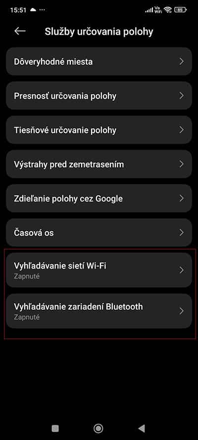 Android funkcie, cez ktoré ťa môže niekto sledovať