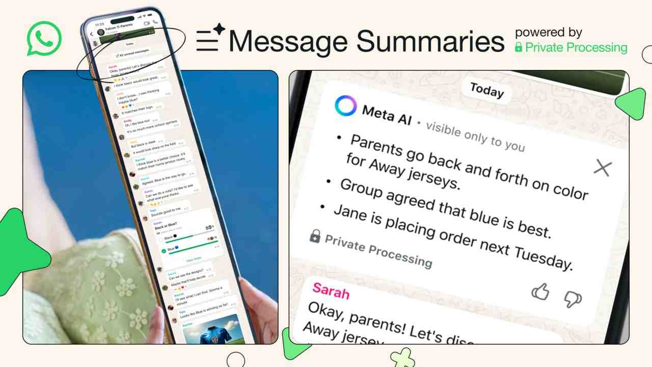 whatsapp sumarizacia sprav