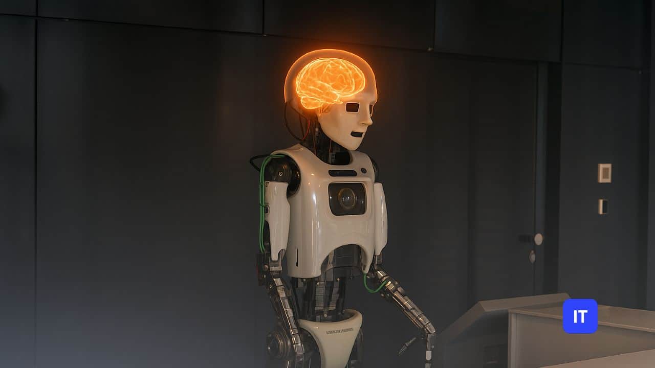 robot s ludskym mozgom