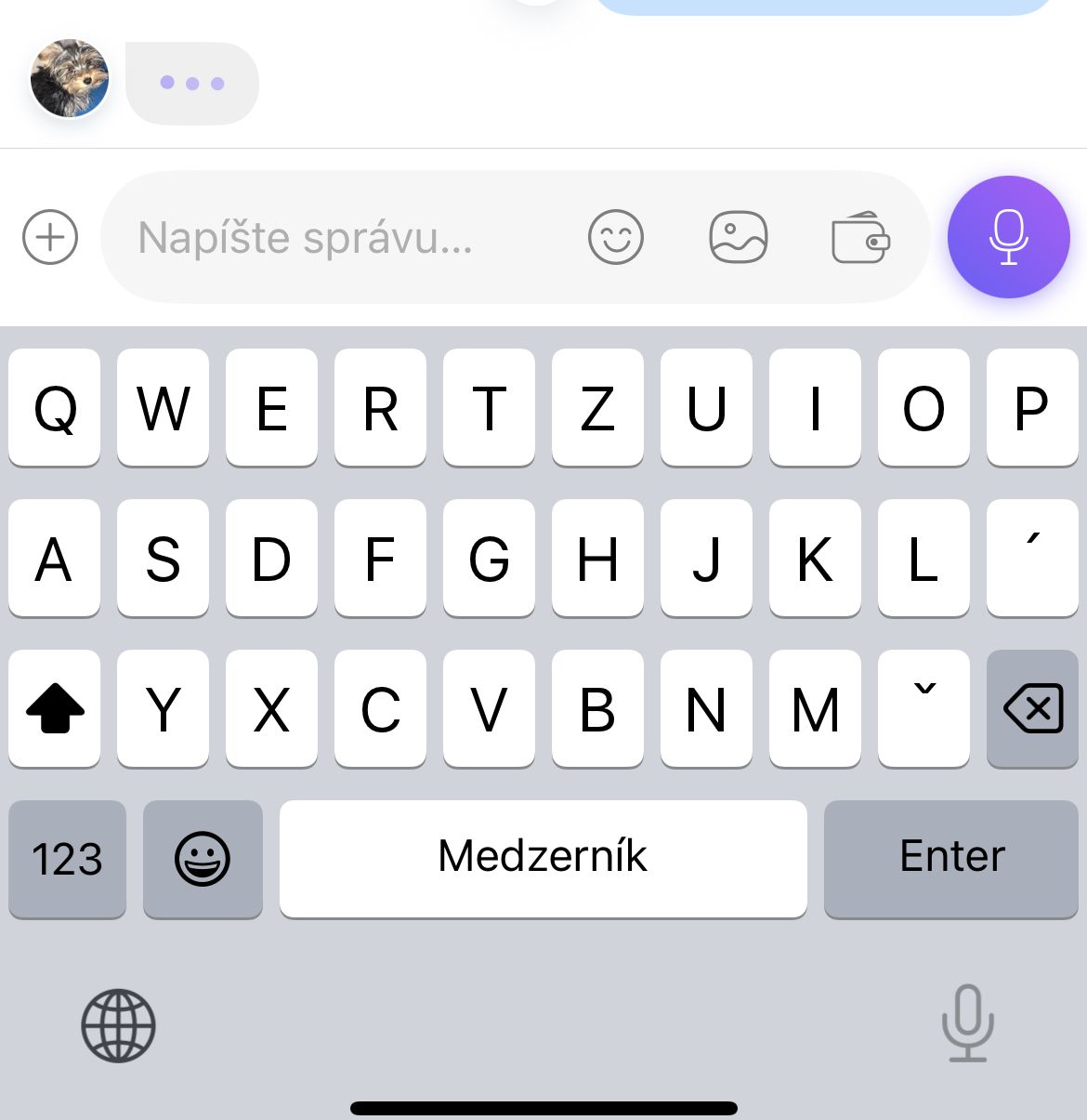 Viber typing