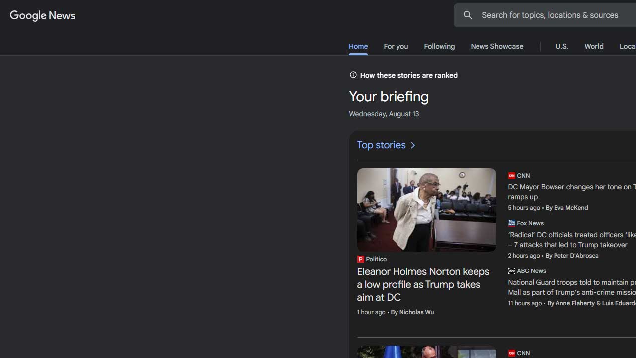 Google News ti dovolia vybrať obľúbené spravodajské portály