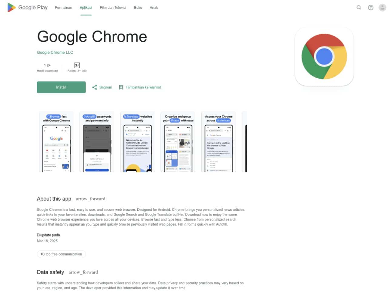 malvér SpyNote, fake Chrome