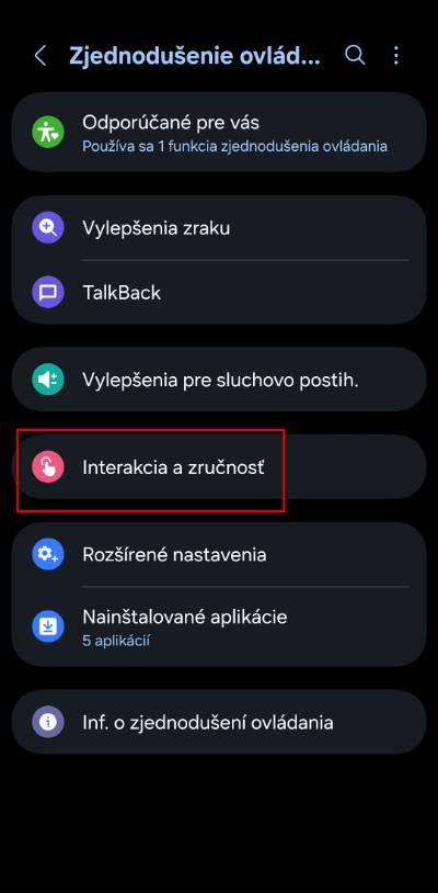 ako aktivovat asistentcne menu samsung_1