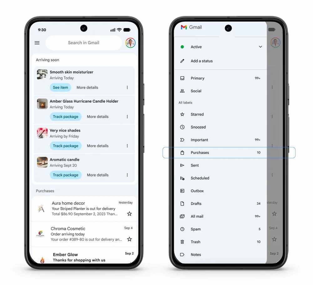 gmail nakupy karta