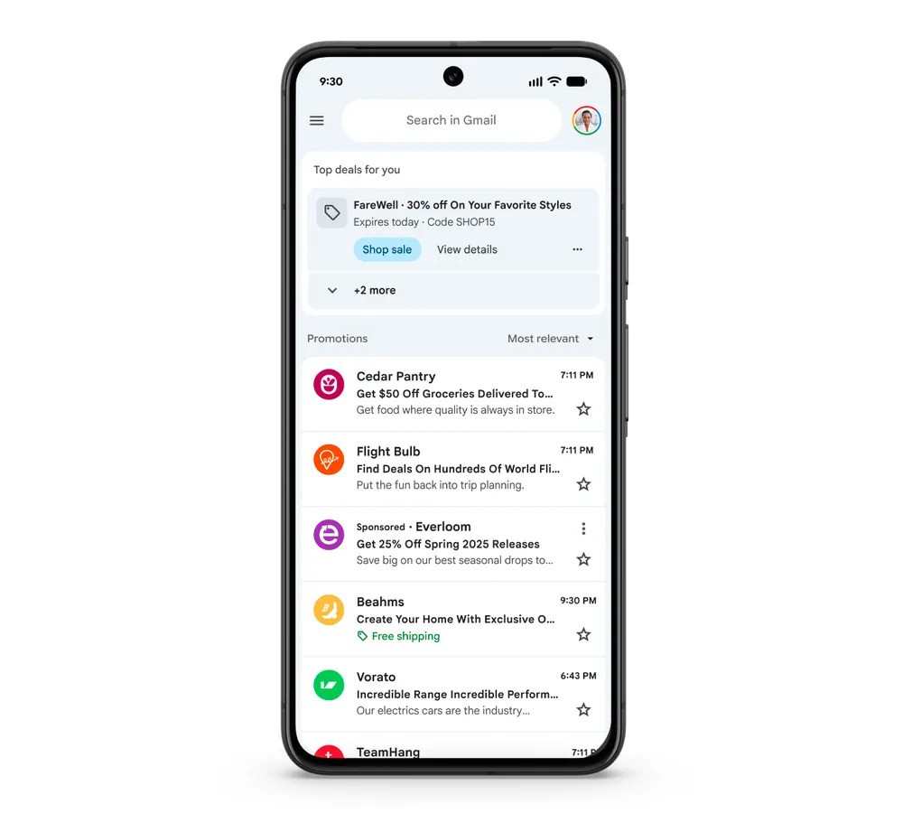 gmail upozornenia na akcie a ponuky