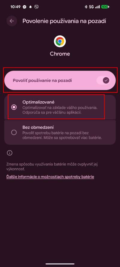 obmedzenie aplikacie bateria_1