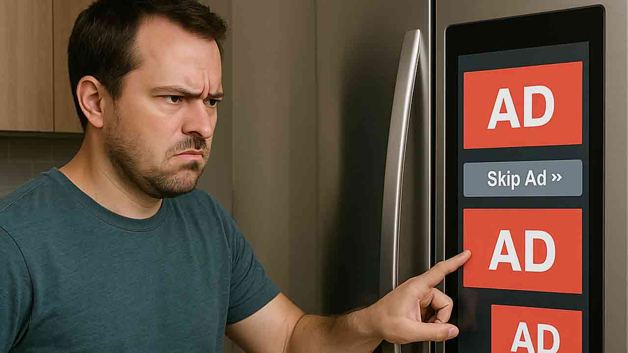 Samsung pridáva do prémiových modelov chladničiek reklamy