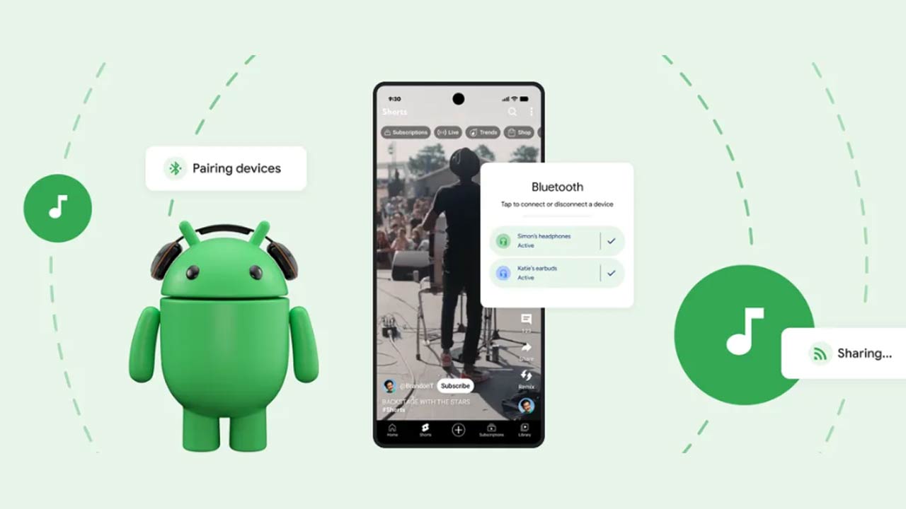 Google zjednodušuje zdieľanie audia na Android