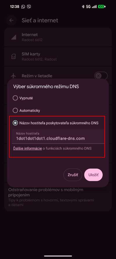 zmena DNS v androide_2