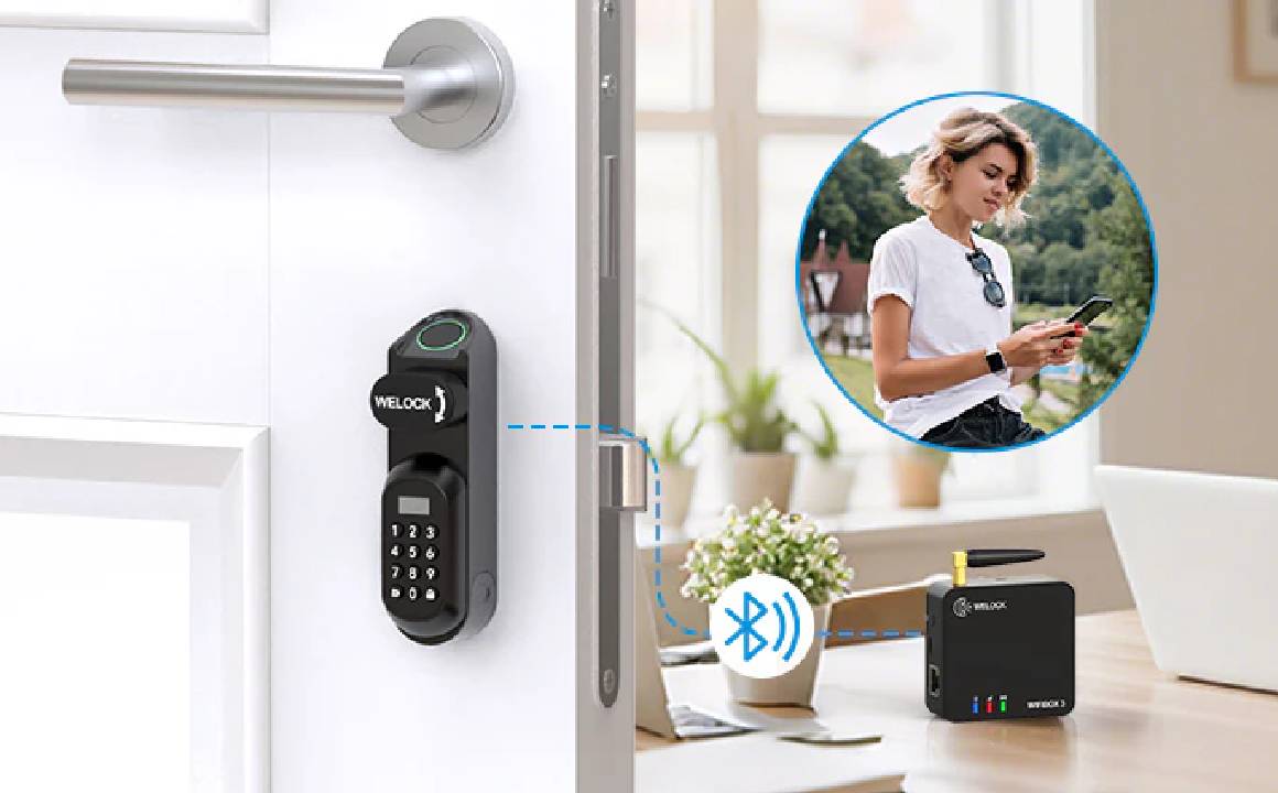 chytry zamok WELOCK Smart Lock U81 Electronic Door Lock CylinderWi-Fi box