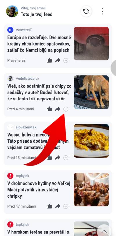 odobranie webu z oblubenych