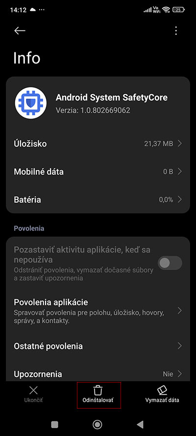 Takto odinštaluješ intruzívnu funkciu SafetyCore