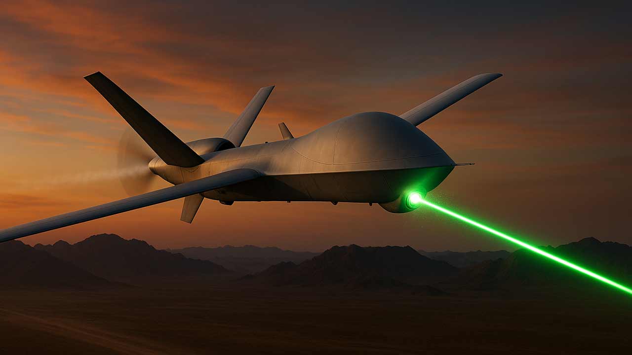 General Atomics predstavili MQ-20 Avenger drona s laserovou zbraňou