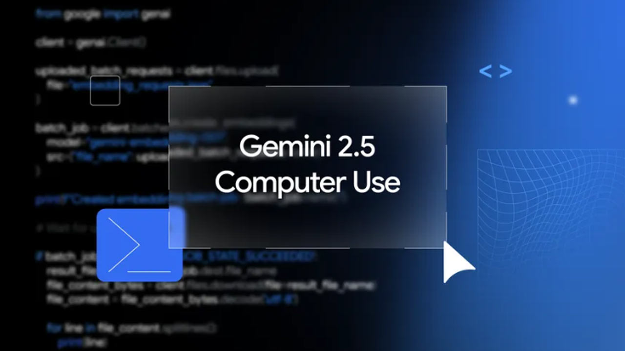 Google predstavuje Gemini 2.5 Computer Use model
