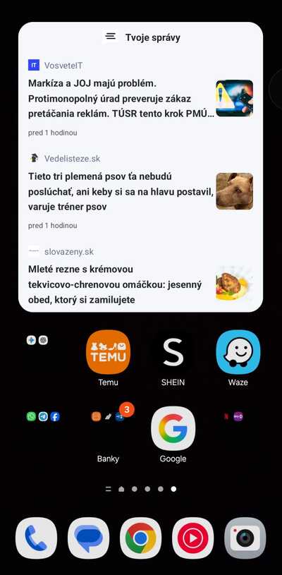 tvoje spravy widget
