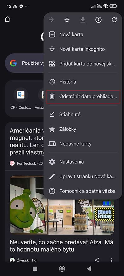 Ako vymazať cookies a cache v chrome?