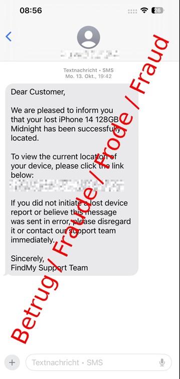 Fake SMS