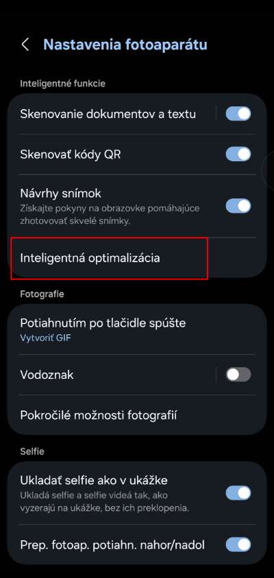 Samsung ako vypnut funkciu automatickej optimalizacie fotografii_3