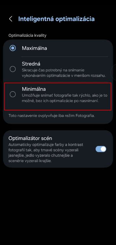 Samsung ako vypnut funkciu automatickej optimalizacie fotografii_4