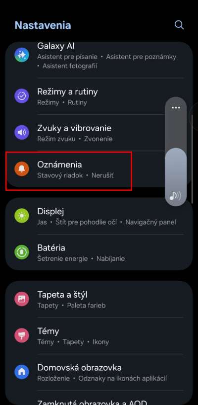 Samsung ako zapnut historiu oznameni_1