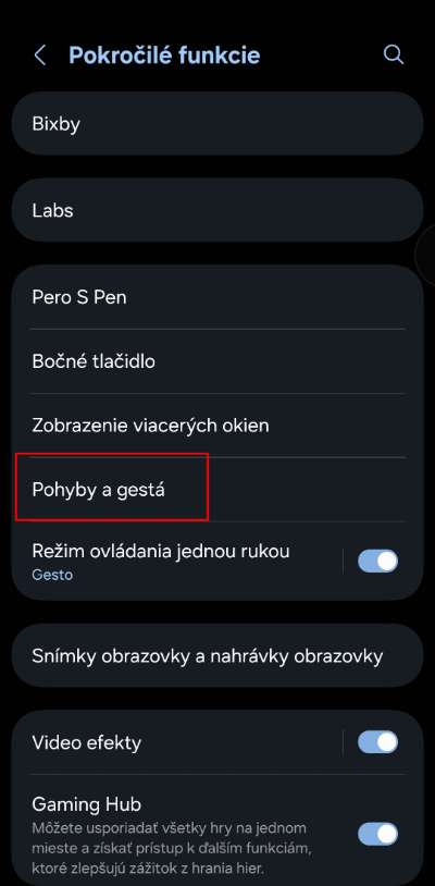 ako odomknut Samsung poklepanim po displej2
