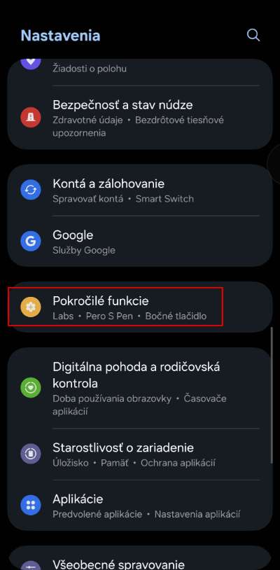ako odomknut Samsung poklepanim po displeji