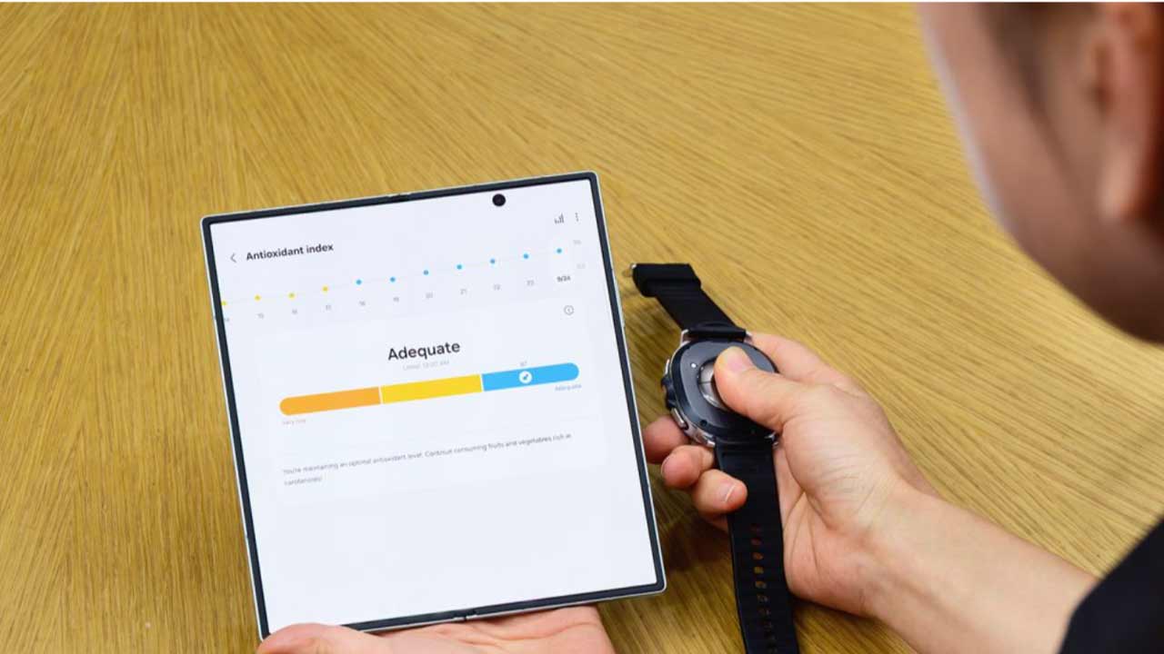Samsung predstavuje nové meranie antioxidantov v tele v hodinkách Watch 8