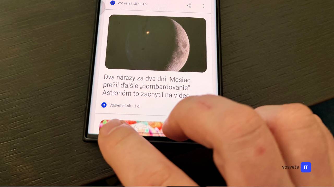 samsung gesto dvomi prstami rozdelenie obrazovky