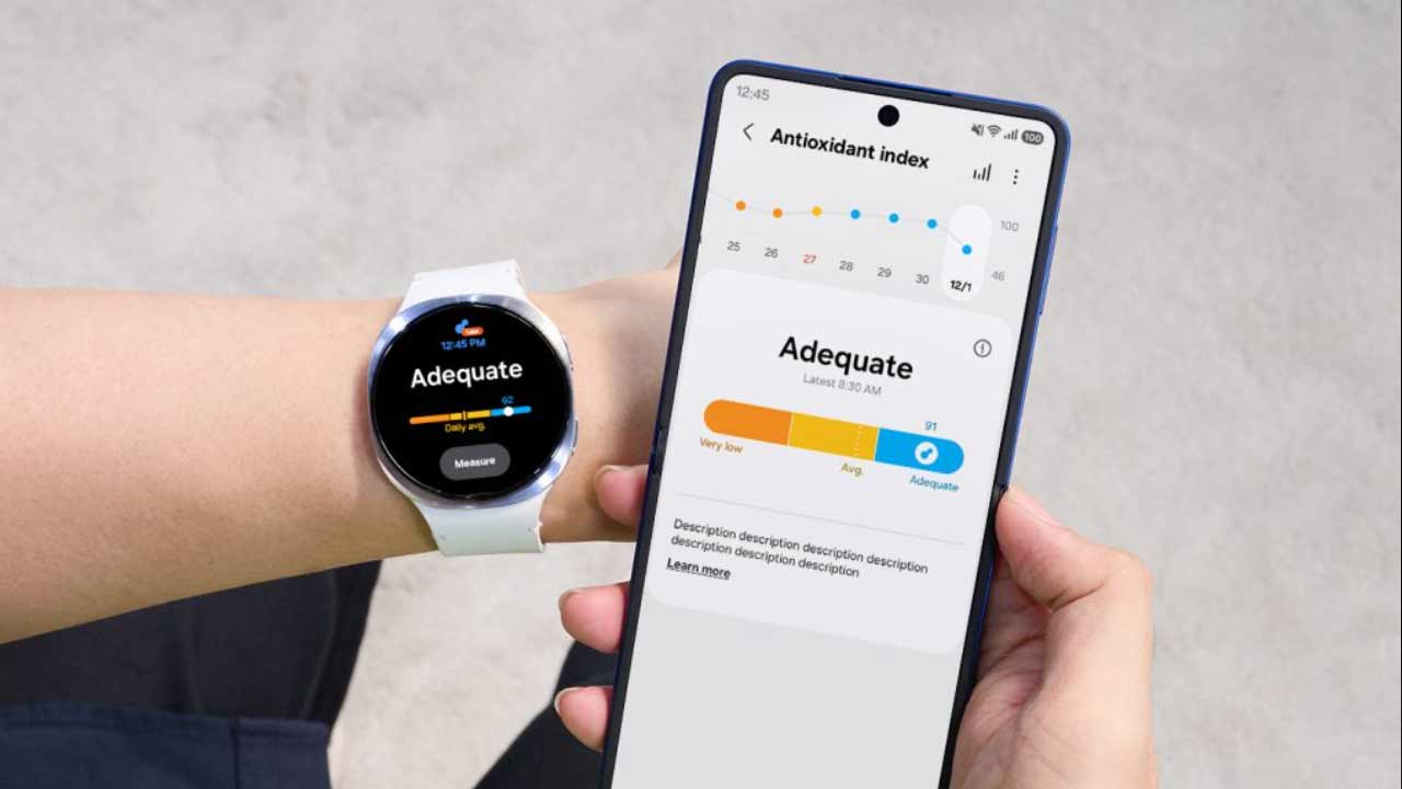 Samsung predstavuje nové meranie antioxidantov v tele v hodinkách Watch 8