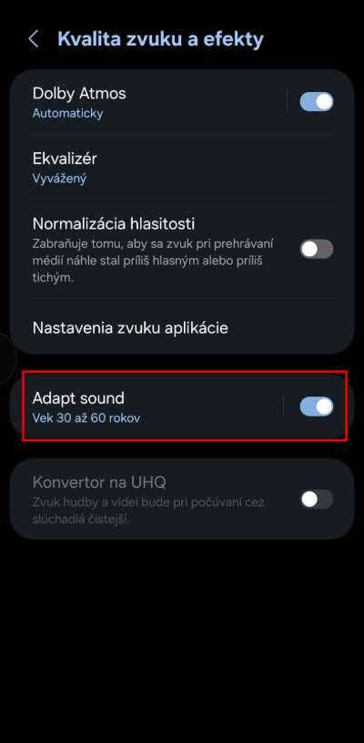 Samsung adapt sound funkcia_3